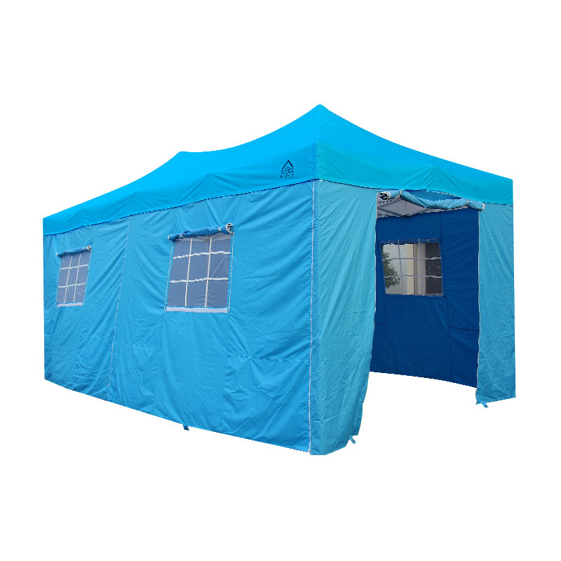 Gazebo pieghevole in alluminio rivestito in PVC da 300 g di poliestere Gazebo pieghevole in alluminio rivestito in PVC da 300 g di poliestere