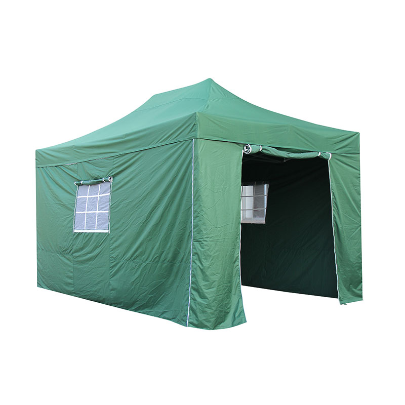 Gazebo pieghevole in alluminio rivestito in PVC da 300 g di poliestere Gazebo pieghevole in alluminio rivestito in PVC da 300 g di poliestere