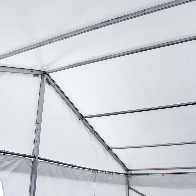 Tenda del cortile per l'esterno, tenda a baldacchino con 3 pareti laterali, tenda per matrimoni bianche aggiornate, tenda da patio impermeabile BBQ Shelter Shelter Padiglione per feste piscina da giardino