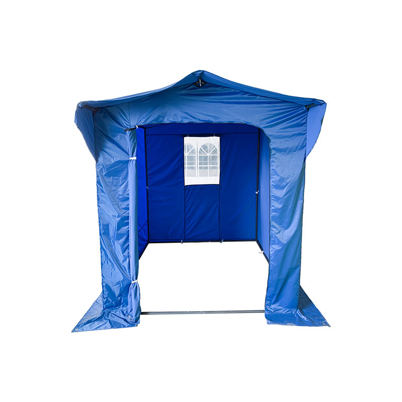 Struttura pro tenda pieghevole Serie Serie 50mm in alluminio + 4 lati doppi Pvc 520G/m² Tarp per esigenze professionali o uso quotidiano blu
