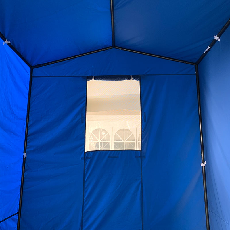 Struttura pro tenda pieghevole Serie Serie 50mm in alluminio + 4 lati doppi Pvc 520G/m² Tarp per esigenze professionali o uso quotidiano blu