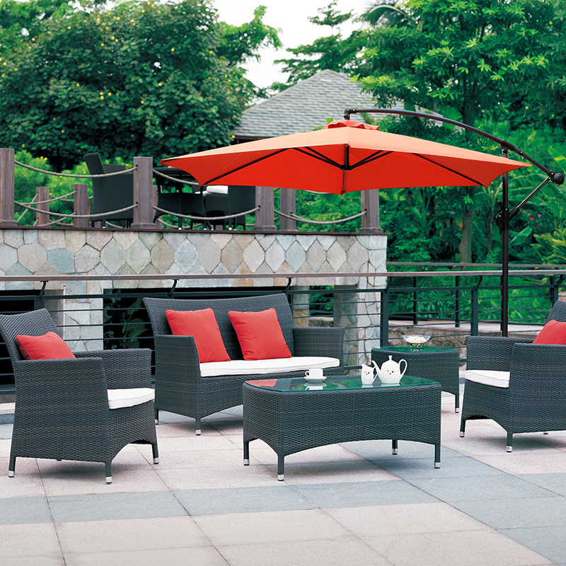 Patio appeso Patio Sun Shade Offset Market Outdoor W/ Cross Base